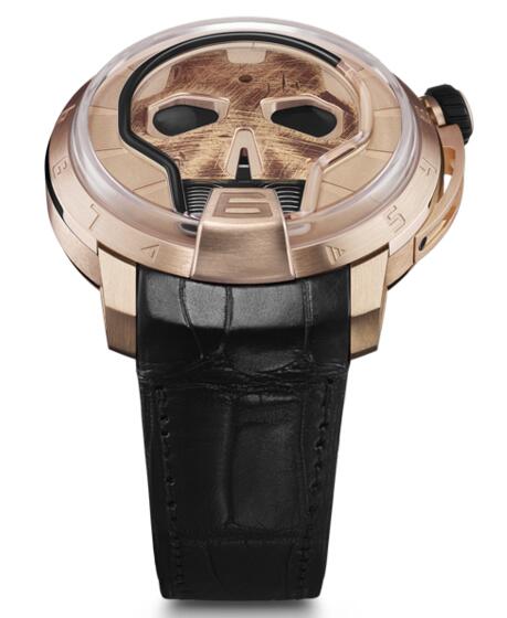 Review Replica HYT Skull 48.8 S48-PG-57-NF-RF watch